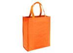 bolsa tnt 30x40x12cm reutilizable shopper azul naranjo