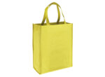 bolsa tnt 30x40x12cm reutilizable shopper amarillo