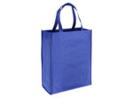 bolsa tnt 30x40x12cm reutilizable shopper azul