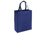 bolsa tnt 30x40x12cm reutilizable shopper azul marino