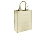 bolsa tnt 30x40x12cm reutilizable shopper beige