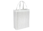 bolsa tnt 30x40x12cm reutilizable shopper blanco