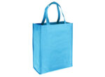 bolsa tnt 30x40x12cm reutilizable shopper celeste