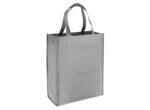 bolsa tnt 30x40x12cm reutilizable shopper gris