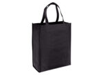 bolsa tnt 30x40x12cm reutilizable shopper negro
