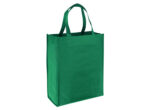 bolsa tnt 30x40x12cm reutilizable shopper verde