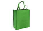 bolsa tnt 30x40x12cm reutilizable shopper verde pistacho